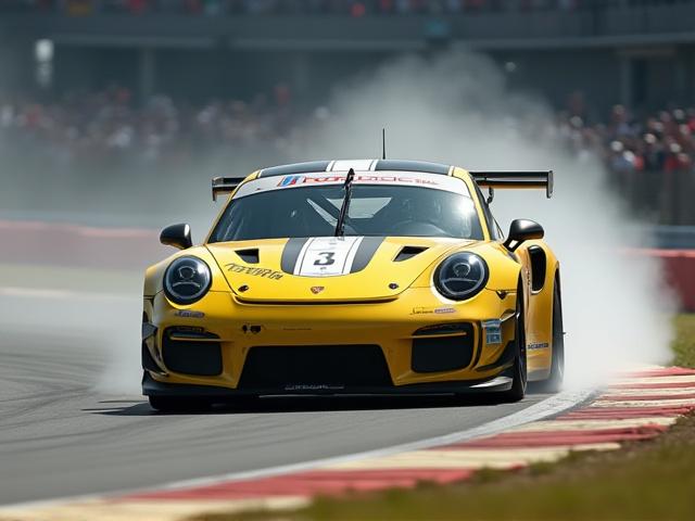 Alpenglow Studio Porsche 911 GT3 auf der Rennstrecke